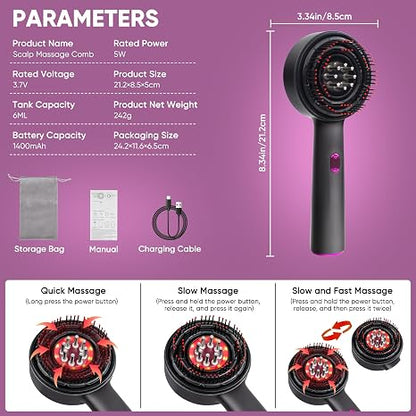 Cordless Electric Scalp and Hair Massager