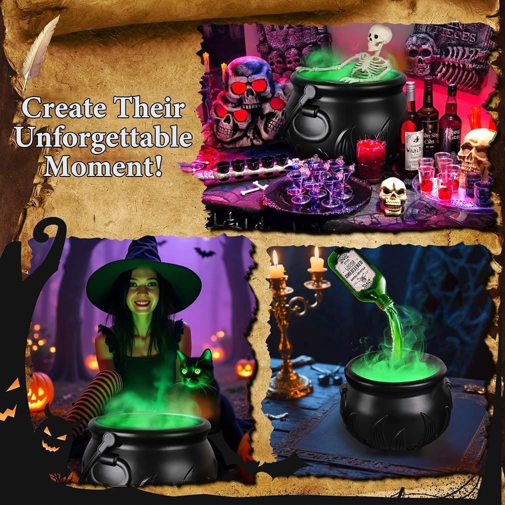 Cauldron Halloween Decor